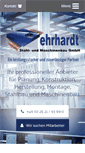 Mobile Screenshot of ehrhardt-gmbh.com